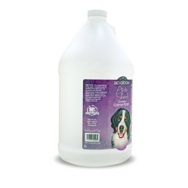 Bio-Groom Anti-Shed deshedding Crème Rinse Gallon Dog Grooming Conditioner - Image 2