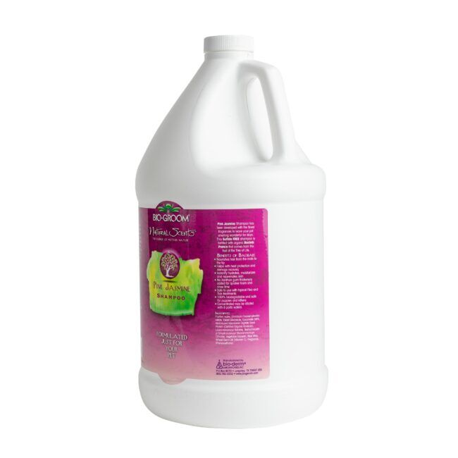Bio-Groom Natural Scents Pink Jasmine Shampoo Gallon Dog Grooming Shampoo - Image 2