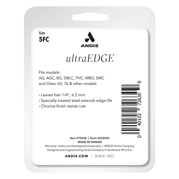 Andis UltraEdge® Detachable Blade 5FC - Image 2