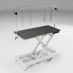 Waggz Step-Range XL 52” Electric Dog Grooming Table with Removable Tabletop (White)
