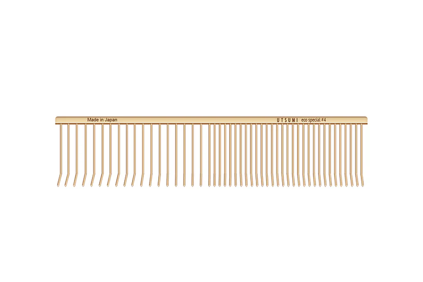 ECOSpecial_4GOLD Utsumi ECO Special #4 Comb <br/><span class="p-title">Dog Grooming Comb</span> - Image 1