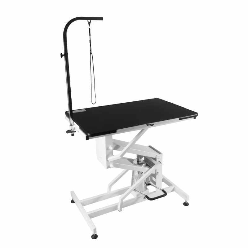 WZ-GT-804N-1 Waggz Hydraulic Dog Grooming Table with Removable Tabletop - Image 1