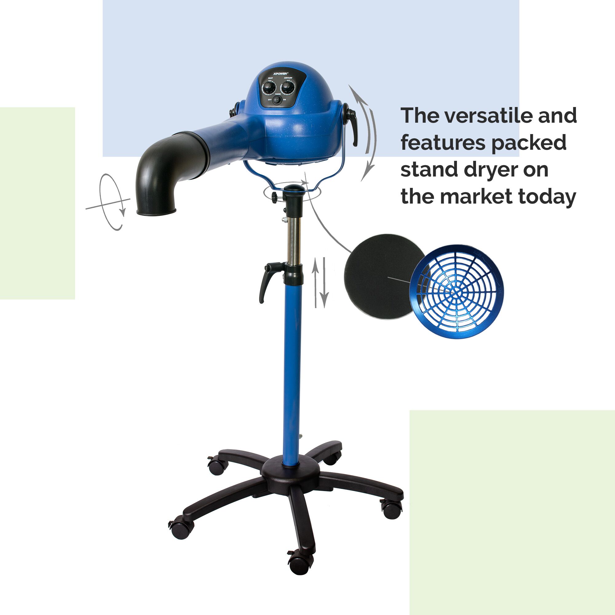 XPOWER CleanGroom Carbon-Free Solution – Deluxe Dog Grooming Dryer - Image 11