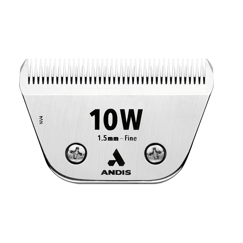 561460-10w-fine-wide-blade-straight-front Andis CeramicEdge® #10W Fine Wide Blade - Image 1