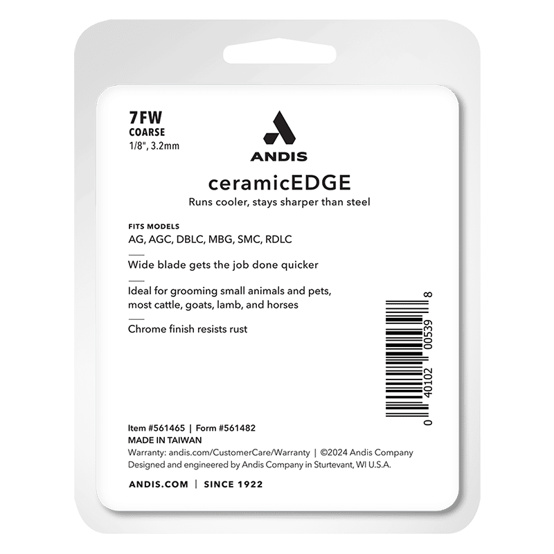 Andis CeramicEdge® #7FW Finishing Wide Blade - Image 3