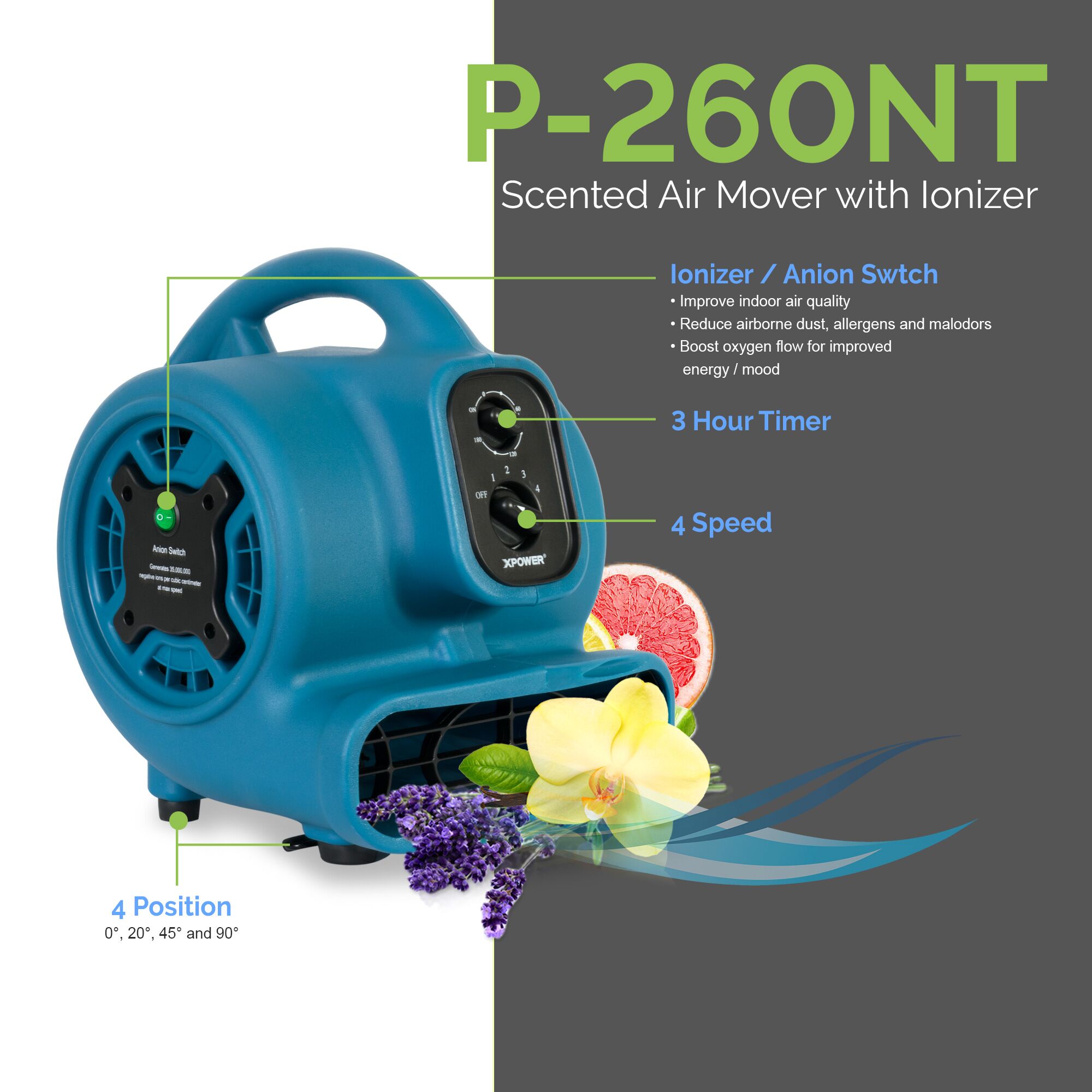 XPOWER CleanGroom Carbon-Free Solution – Deluxe Dog Grooming Dryer - Image 4