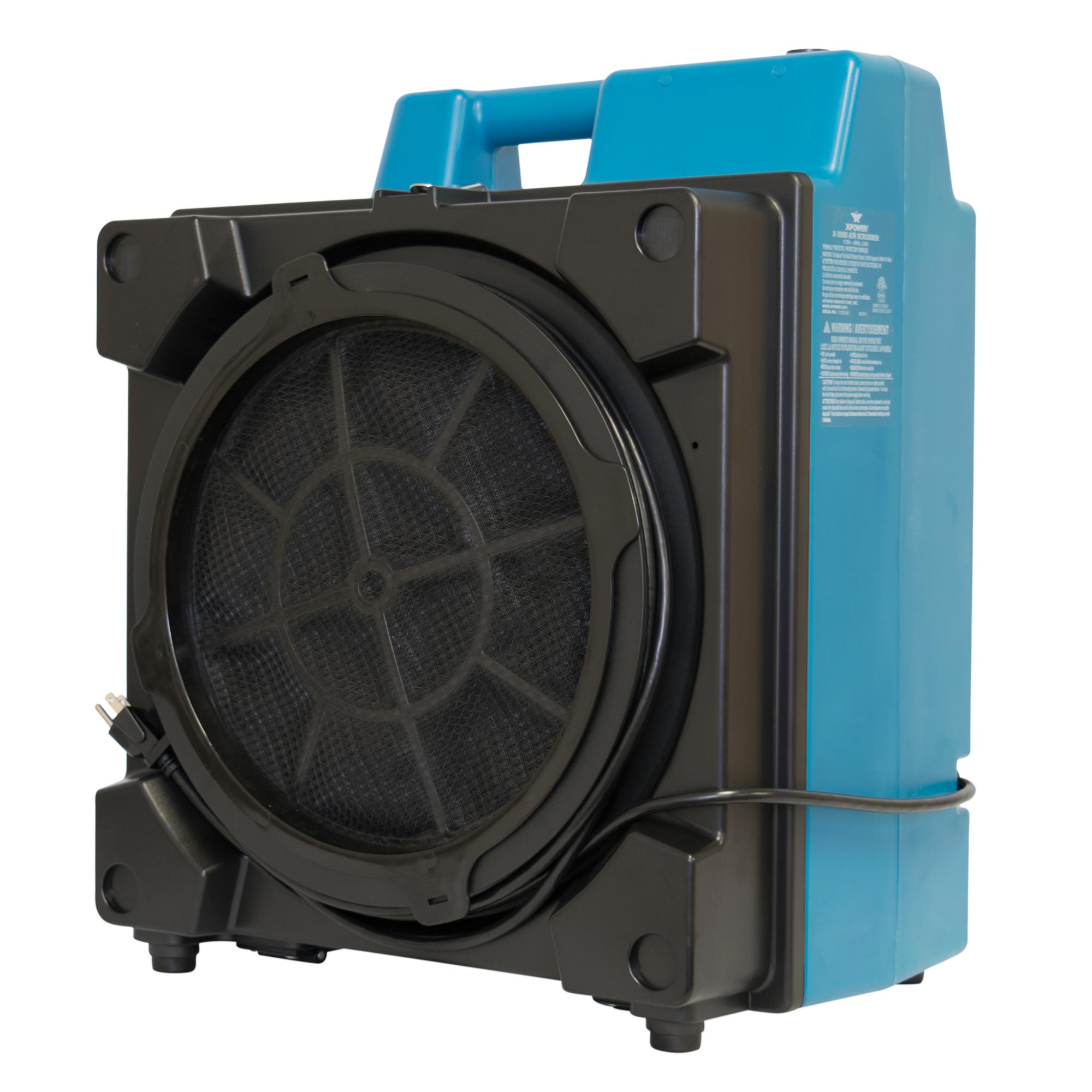 XPOWER X-3580 Professional 4-Stage HEPA Air Scrubber Dog Grooming Dryer - Image 2