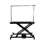 Waggz Step-Low Lite 47” Compact Electric Dog Grooming Table (Black) - Image 2