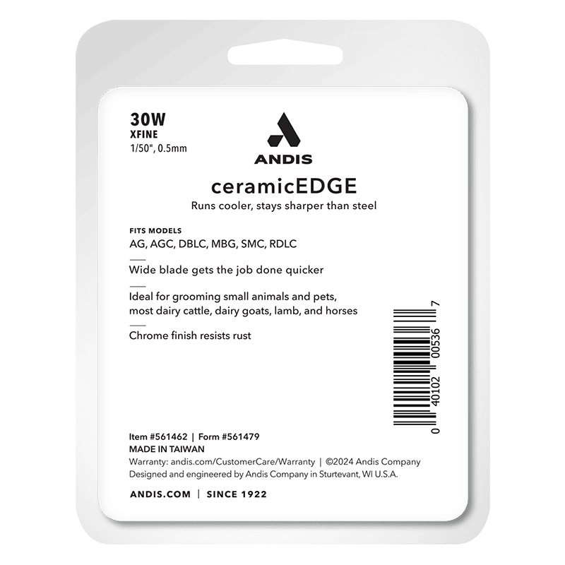 Andis CeramicEdge® #30W Fine Wide Blade - Image 3