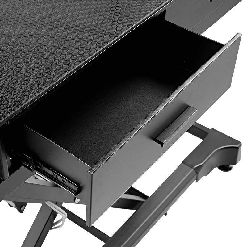 Waggz Store-Low Electric Dog Grooming Table with Drawers (Black) - Image 4