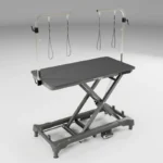 Waggz Step-Range XL 52” Electric Dog Grooming Table with Removable Tabletop (Black)