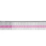 Utsumi 9 Wide Quarter Pink Line Comb Dog Grooming Comb