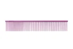 Utsumi 9 Wide Quarter Pink/ White/Black Comb <br/><span class="p-title">Dog Grooming Comb</span>