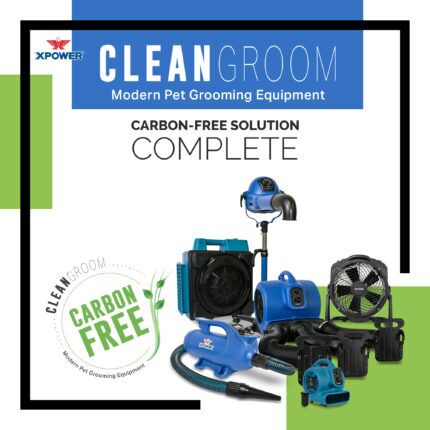 XPOWER CleanGroom Carbon-Free Solution – Complete Dog Grooming Dryer