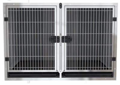 Waggz Large Mod-Stack Pet Grooming Cage in 304 Stainless Steel (WZ-304L)