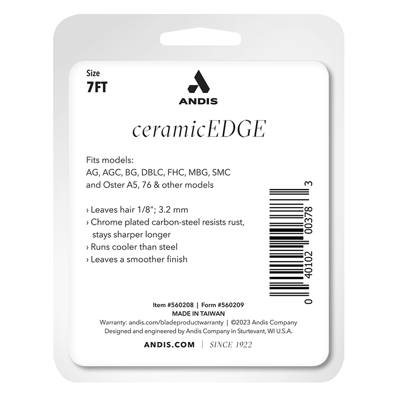 Andis CeramicEdge® 7FT Fine Tooth Blade - Image 3